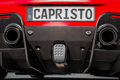 Ferrari 488 Pista - Carbon Fiber End Pipe Shells