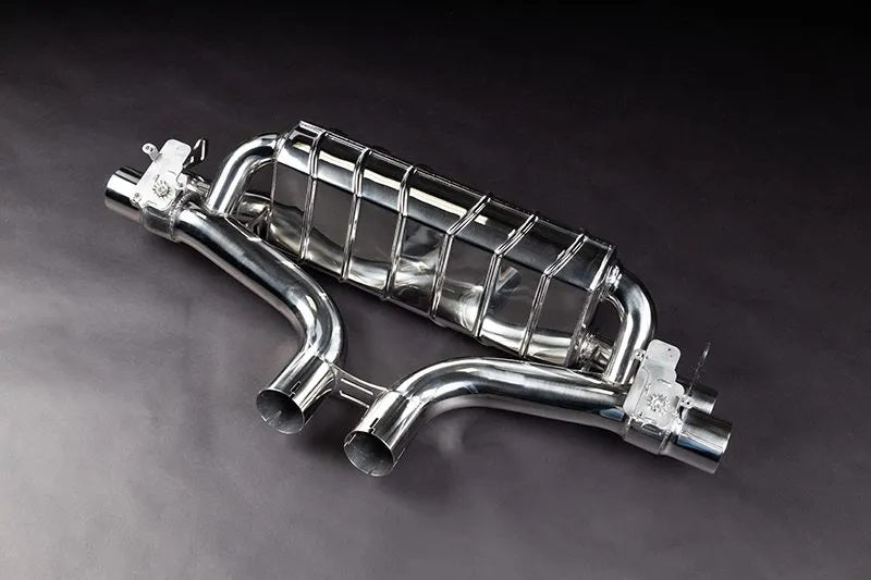 Lamborghini Urus/S - Valved Exhaust with MidSilencer Spare and Wicrom Tips (OE Actuators)