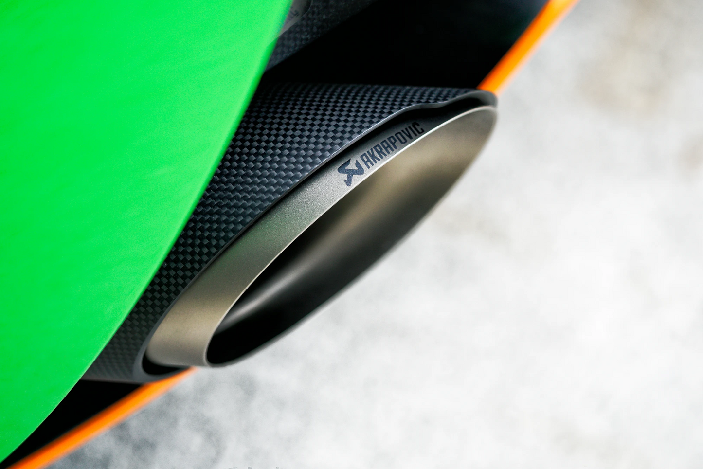 Akrapovic 16-17 McLaren 540C 570S Slip-On Line (Titanium) w/ Carbon Tips