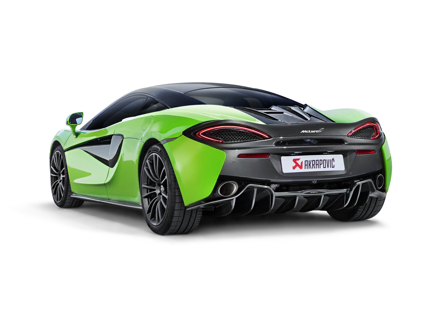 Akrapovic 16-17 McLaren 540C 570S Slip-On Line (Titanium) w/ Carbon Tips
