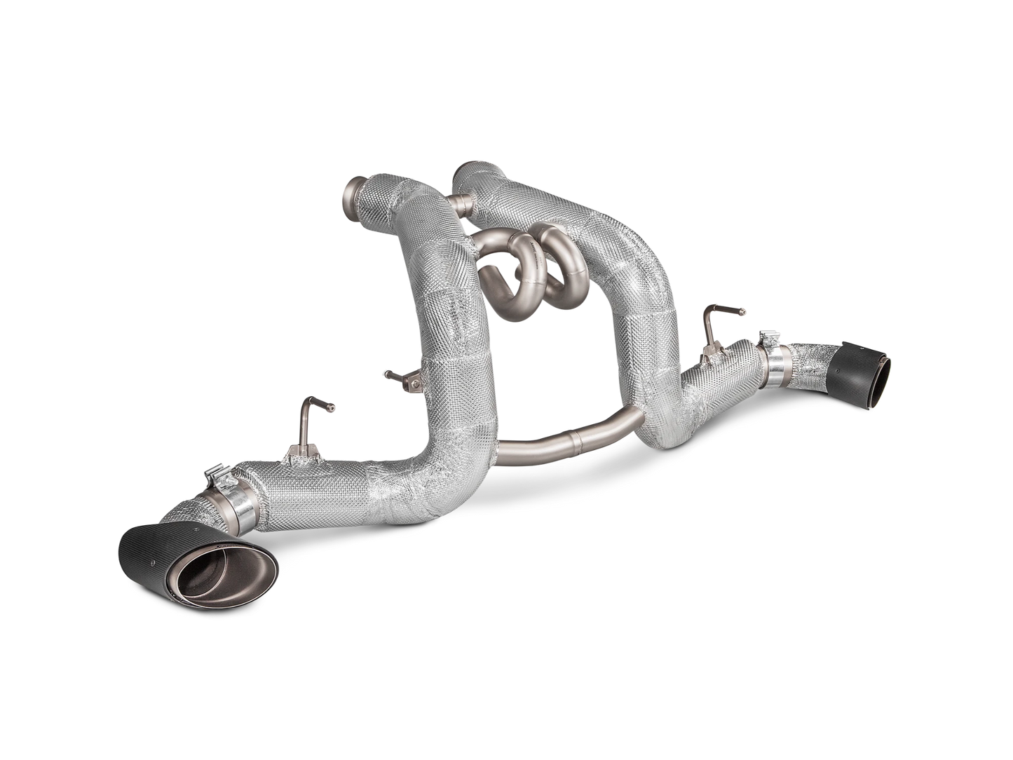 Akrapovic 16-17 McLaren 540C 570S Slip-On Line (Titanium) w/ Carbon Tips