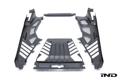 Eventuri Lamborghini Huracan Black Carbon Engine Cover Set