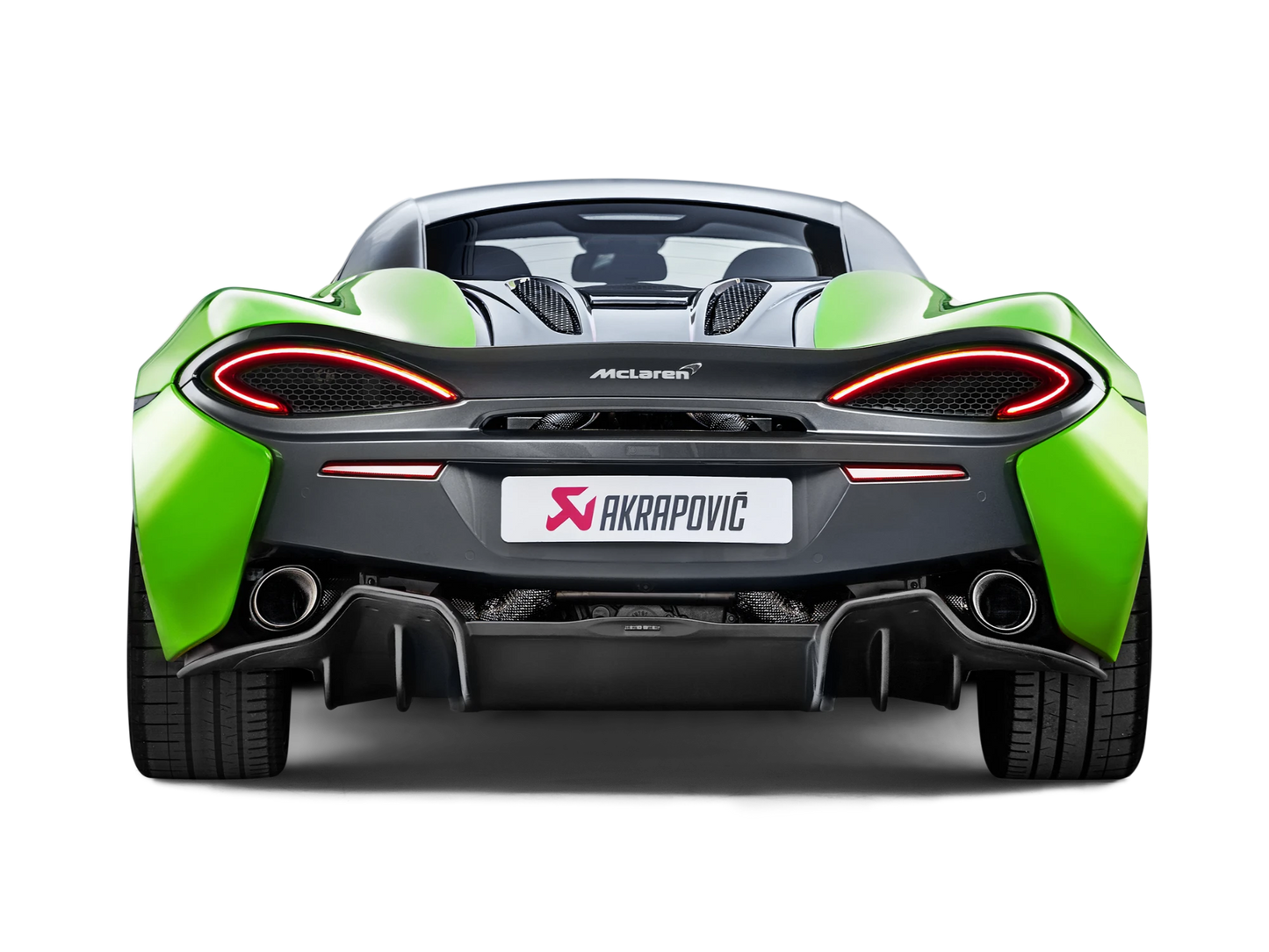 Akrapovic 16-17 McLaren 540C 570S Slip-On Line (Titanium) w/ Carbon Tips