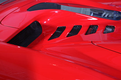 Ferrari 458 Spider - Carbon Fiber + Glass Bonnet (Raw)