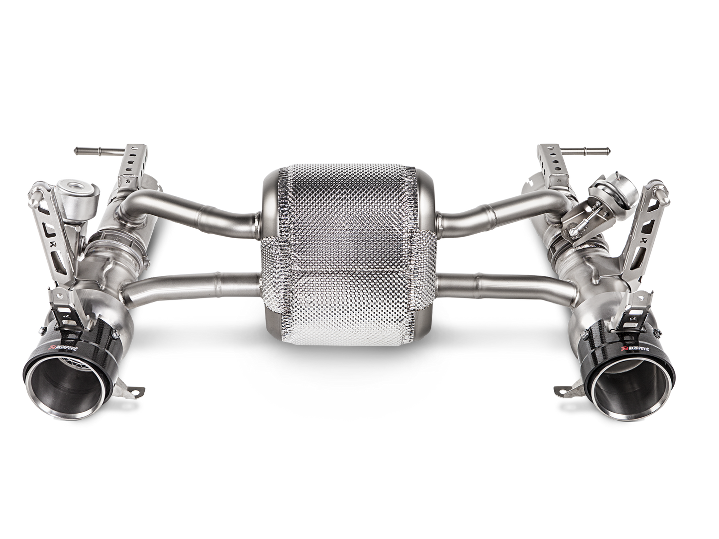 Akrapovic 16-17 Ferrari 488 GTB/488 Spyder Slip-On Line (Titanium) w/ Carbon Tips