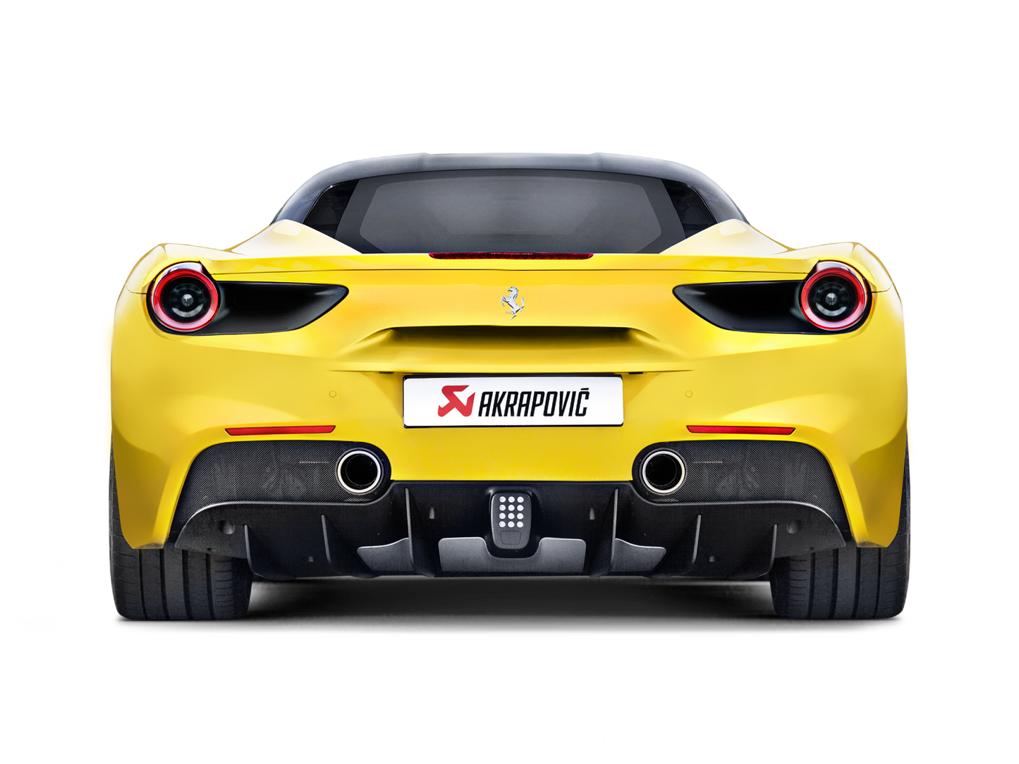 Akrapovic 16-17 Ferrari 488 GTB/488 Spyder Slip-On Line (Titanium) w/ Carbon Tips