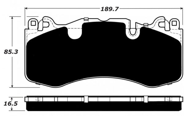 Aston Martin Porterfield R4-S Front Pads AP 1166