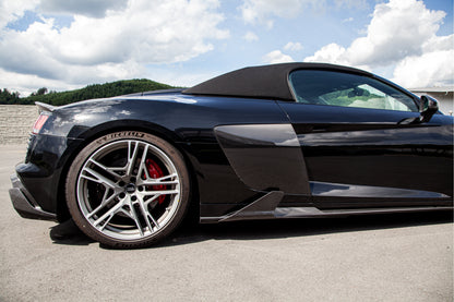 Audi R8 (Gen2) Facelift - Carbon Fiber Side Fins