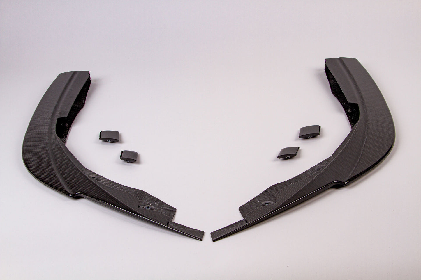 Ferrari F8 - Carbon Fiber Front Spoiler + Side Air Guides (Set)