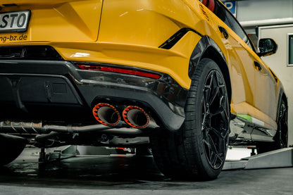 Lamborghini Urus Performante - Valved Exhaust, MidSilencer Spare + Wicrom "Performante" Tips (OE Actuators)