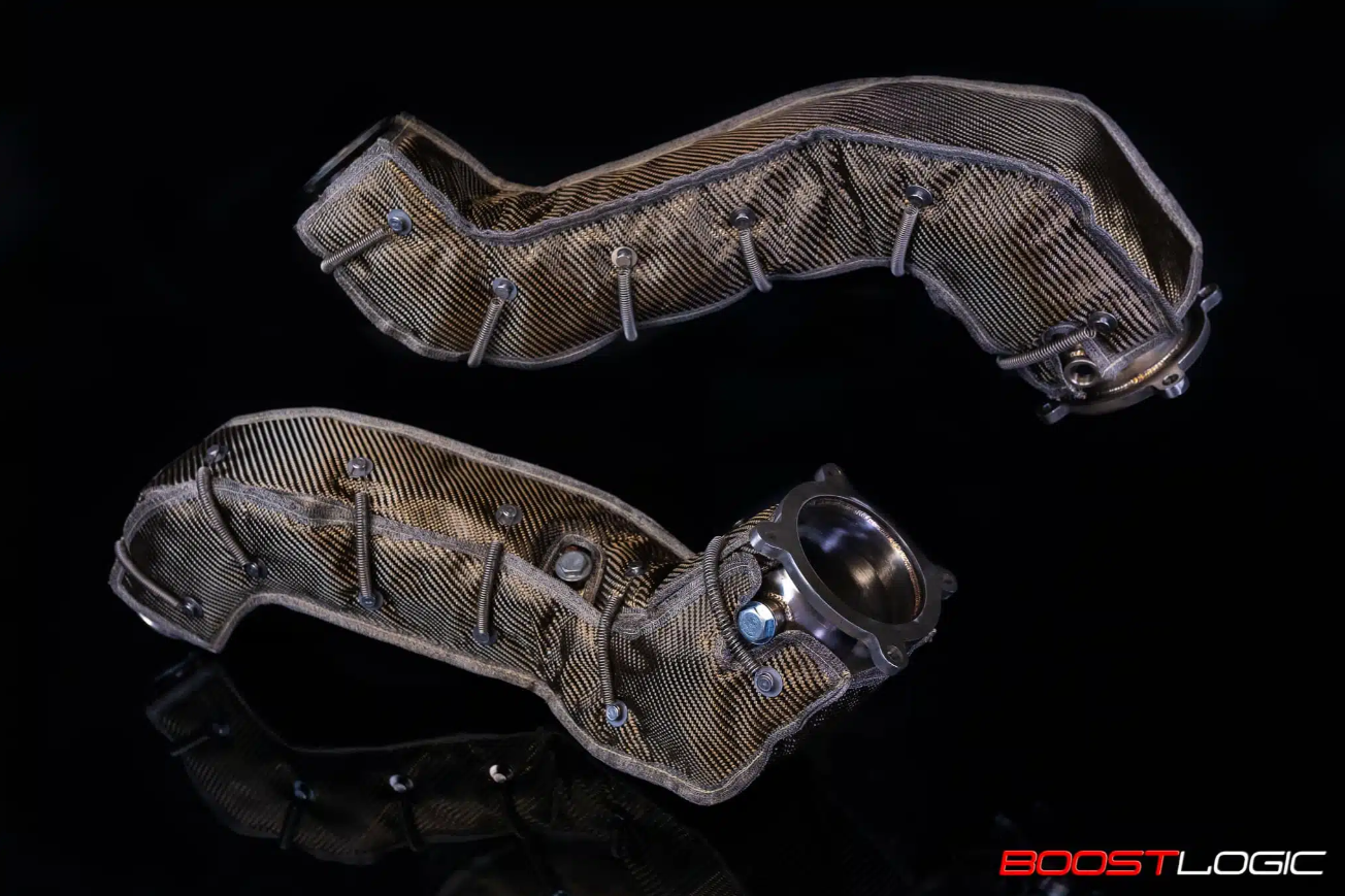 McLaren 720S/765LT Race downpipes with heat shield