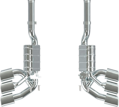 Mercedes AMG G63 (W465) - Valved Triple Mufflers (OE Actuators)