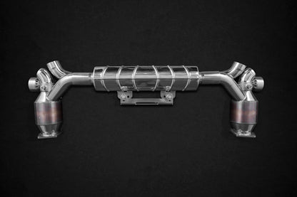 Porsche 991.1/2 Turbo/S - Valved Exhaust + 250 Cell Sport Cats (CES3)