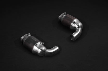 Porsche 991.1/2 Turbo/S - Valved Exhaust + 250 Cell Sport Cats (CES3)