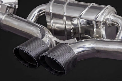 Porsche 992 GT3/RS - SET: 250 Cell Headers + Valved Exhaust w Carbon Tips (OE Actuators)