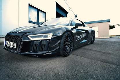 Audi R8 (Gen2) - Carbon Fiber Front Spoiler + Front Fins (Set)