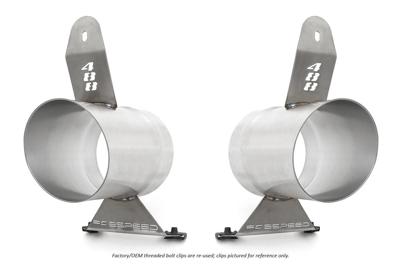 Fabspeed Ferrari 488 Challenge Style Titanium Tips