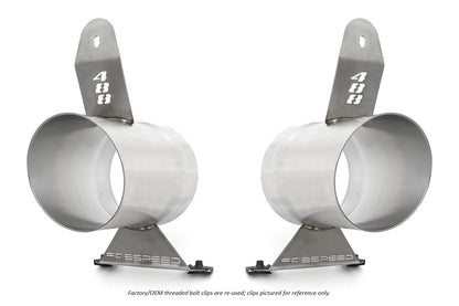 Fabspeed Ferrari 488 Challenge Style Titanium Tips