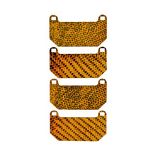 HEL Performance Carbon Fiber Brake Pad Shims for Aston Martin Vantage Coupe 4.3 and 4.7 with Brembo calipers 2005-on